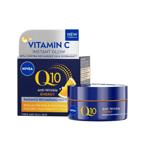 NIVEA Q10 Anti-Wrinkle Power Revitalising Night Cream 50ml