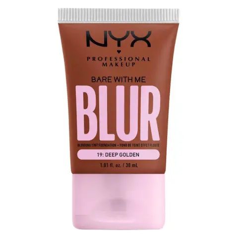 NYX Professional Makeup Bare With Me Blur Tint Foundation 19 Deep Golden
