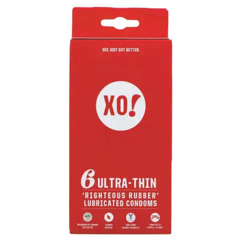 Here We Flo XO! Ultra-Thin Vegan Condoms