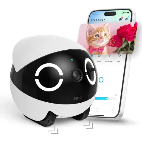 Enabot ROLA Mini 2K Pet Camera Robot - White