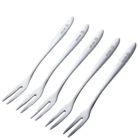 J.ZAO 304 Stainless Steel Fruit Forks (Set of 5)