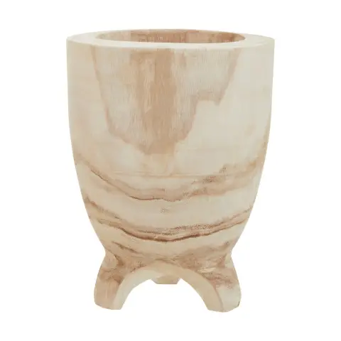 Arlo Large Natural Wooden Planter