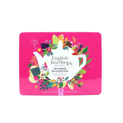 English Tea Shop - The Ultimate Tea Collection Pink Gift Tin - 71g