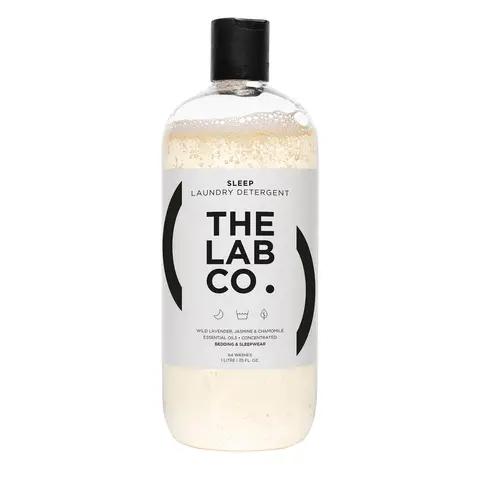 The Lab Co. Sleep Wash 1 Litre. Relaxing Laundry Detergent with Wild Lavender And Chamomile. Plant Based. Non-Bio. Concentrated. Up to 64 washes.  For bedding and sleepwear.