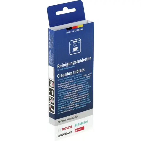 Reinigingstabletten voor Bosch, Siemens Neff en Gaggenau 10 x 2.2 g