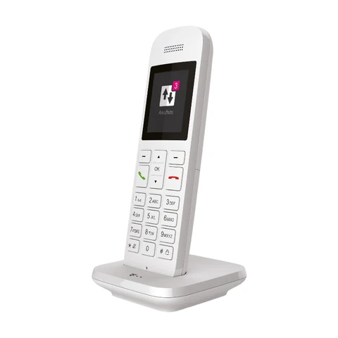 Telekom Sinus 12 weiß mit Basis, Schnurlostelefon, DECT Standard BRANDNEU