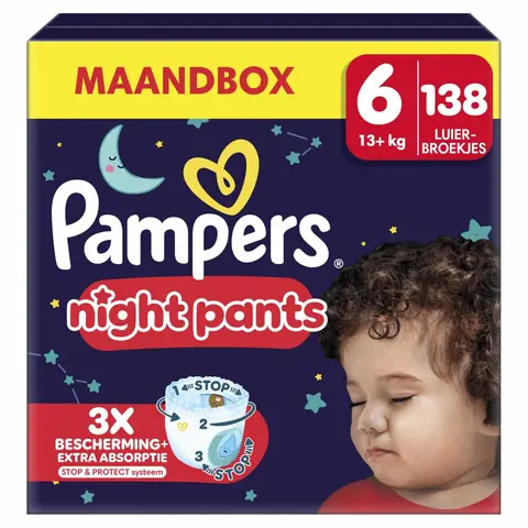 Baby-Dry Nachtbroekjes S6 MSB 138CT