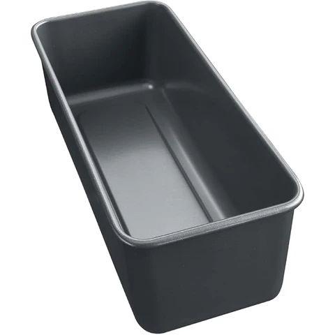 Original Kaiser La Forme Plus Backform Kastenform 30 cm, Brotbackform antihaftbeschichtet, Emailleboden, Kastenform Kuchen/ Brote, sauerteigbeständig, Schwarz