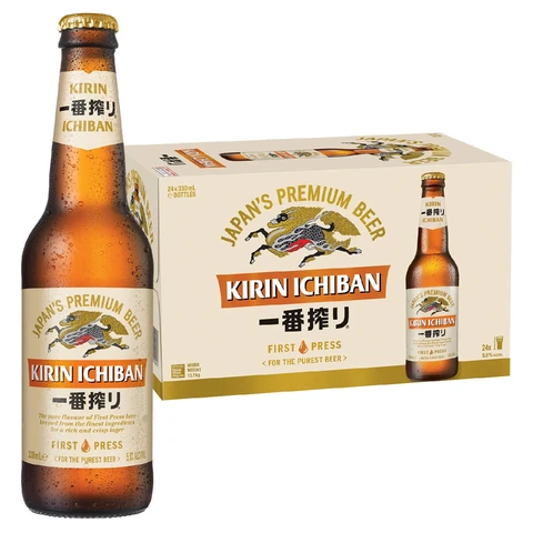 Kirin Ichiban Beer 24x330ml Bottle