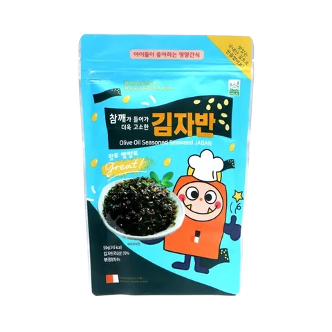 Garimi Olijfolie Zeewier (Gesneden) GimJaban Smaak 50g