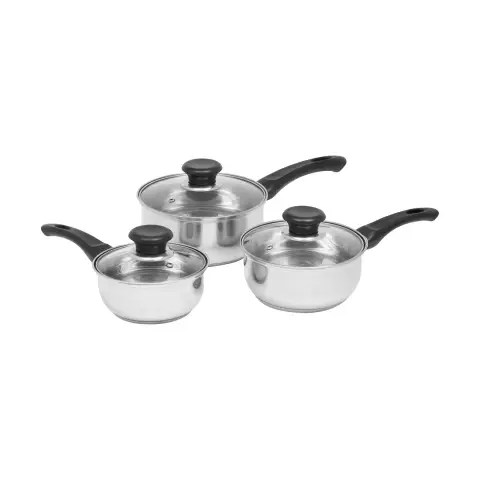 Haden 3Pc Day To Day Saucepan Set 14/16/18
