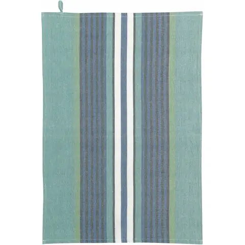 Torchon Recyclé Yuna Paon/Naturel 50 x 70