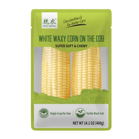 JINGNONG White Waxy Corn on the Cob 400G