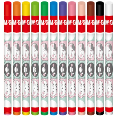 M&G Round Oil Pastel Colours Set of 16
