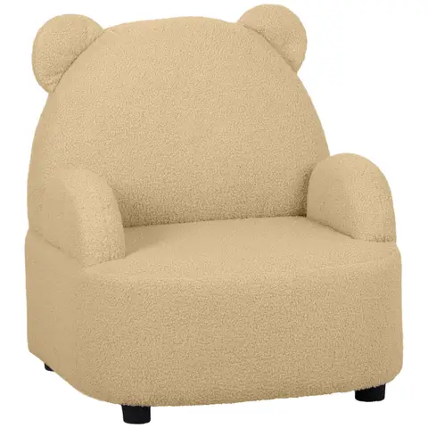 AIYAPLAY Kids Armchair, Bear Shaped Toddler Chair, Baby Armchair for Bedroom Playroom Living Room, for Boys and Girls Khaki