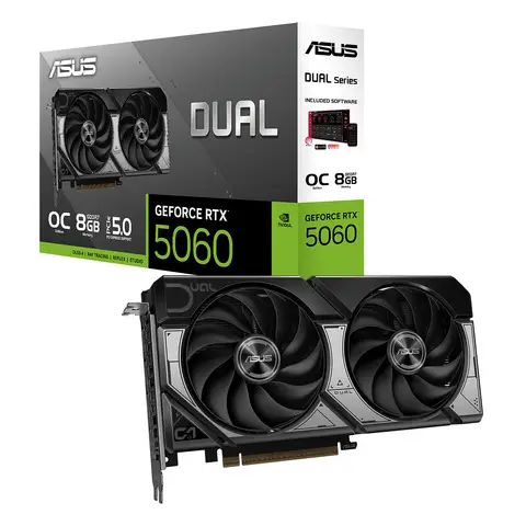 ASUS Dual GeForce RTX 5060 OC Edition 8 Go