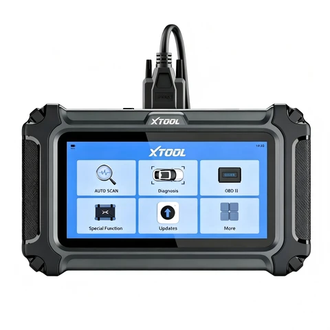 XTOOL D5S OBD2 Scanner, 16 Resets, Engine ABS SRS Transmission Scan Tool | Car Scanner for EPB/Throttle/Crank Sensor Relearn, Code Reader for Cars and Trucks, CAN FD&FCA, Lifetime Free Update