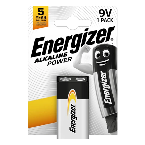 Energizer 9V Power Alkaline Battery – Pack of 1