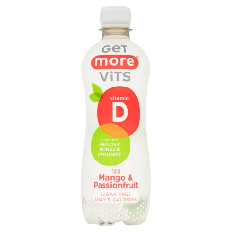 Get More Vitamin D Still Mango & Passionfruit 500ml