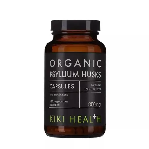 KIKI Health Psyllium Husk Vegan Daily Wellness Support Capsules - 120 Capsules