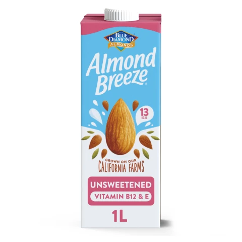 Blue Diamond Almond Breeze - Unsweetened - 1L