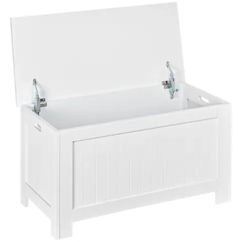 Homcom Storage Box Panelled White