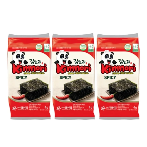 Kimnori Seasoned Seaweed SPICY 3*4g