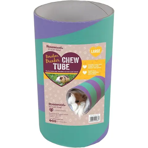Rosewood Boredom Breaker Small Chew Tube for Small Animals