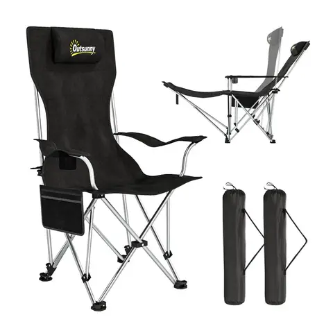 Stuhl mit Getrnkehalter | Lounge-Sitz mit Integriertem Halter -  Outdoor-Mbel
