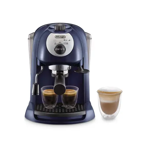 DELONGHI Pump Espresso, Machine à Expresso 15 Bars 1L, EC191CD, Bleu Nuit