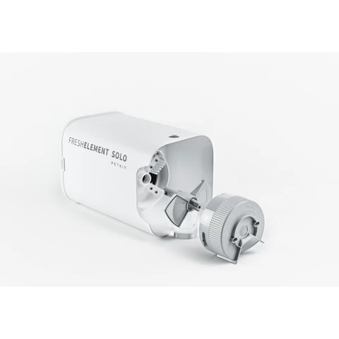 PETKIT Automatischer Katzenfutterspender, 2.4G WiFi, 3L Futterbehälter, APP-Steuerung, 1-10 Mahlzeiten pro Tag, kompatibel mit gefriergetrocknetem Futter, Edelstahlschüssel, USB-Kabel (Milchweiß)