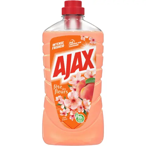 AJAX Allesreiniger Festival van Bloemen Perzik - Effectieve reinigingsoplossing 1 l