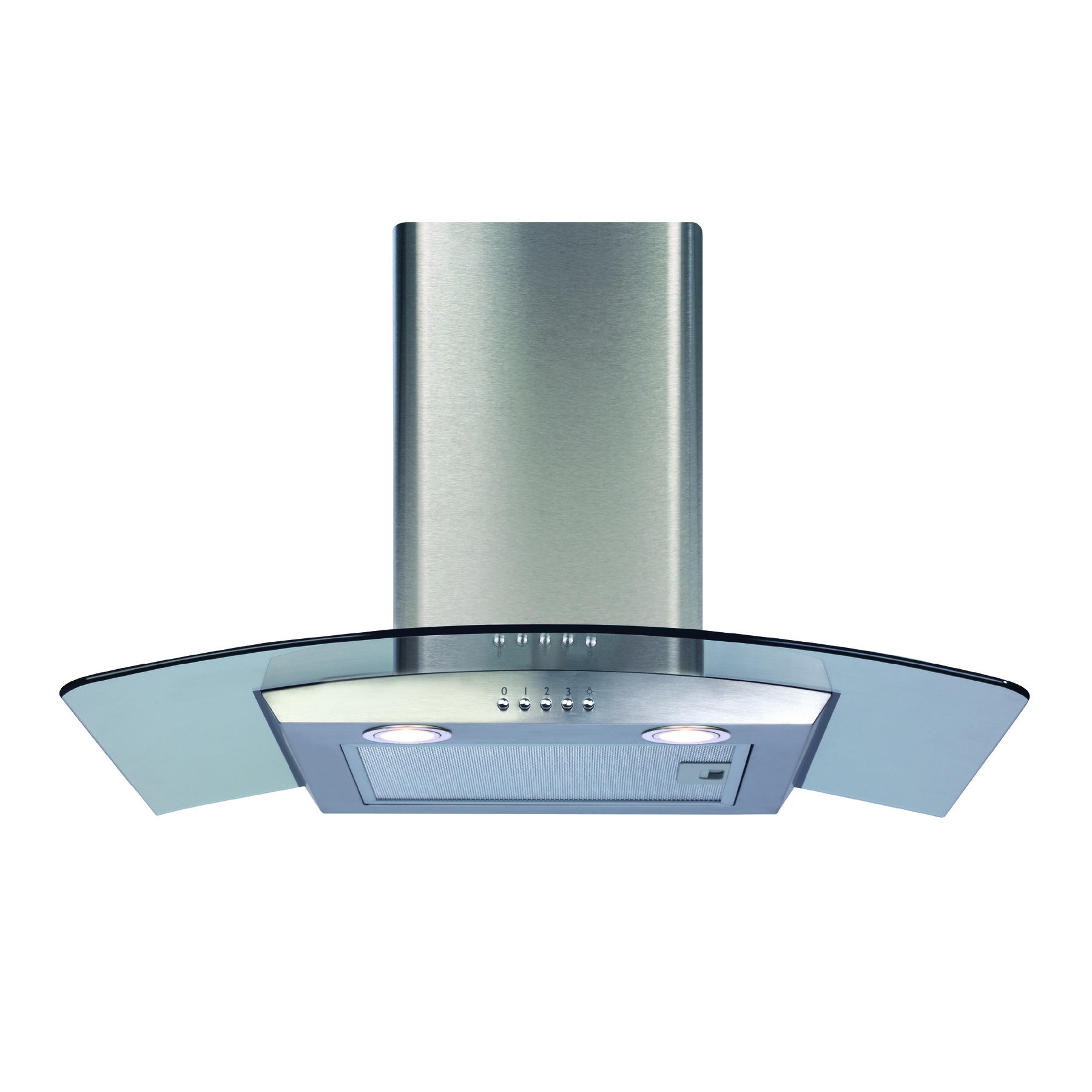 CDA ECP72SS 70cm Chimney Cooker Hood, Stainless Steel, D Rated