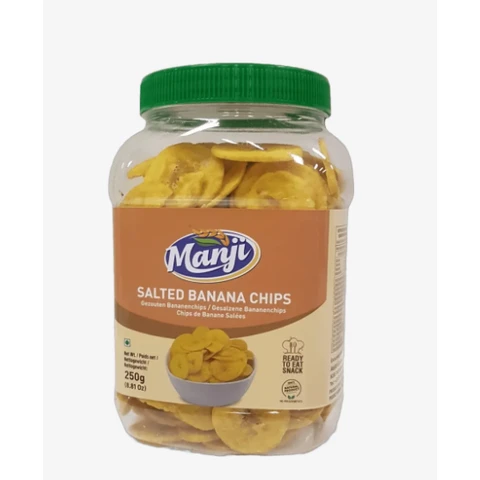 Manji Gesalzene Bananenchips 250g