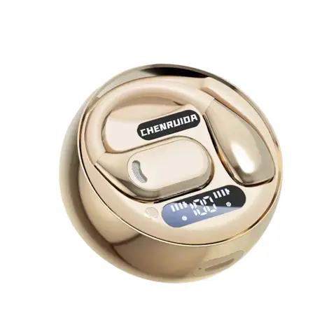 VoxorAI M76 Beige AI-Übersetzer-Headset unterstützt Echtzeitübersetzungen in 150 Sprachen und eignet sich für Studium, Reisen und Geschäftsreisen.