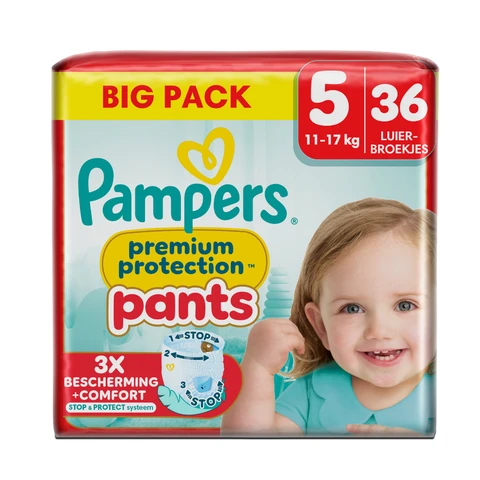 Culottes PAMPERS Premium Protection Taille 5 x36