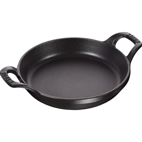 Staub mittlere Gusseisen-Bratpfanne – Doppelgriffe – 16 cm