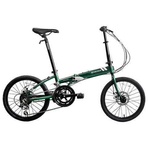 OYAMA-skyline 500-folding bike-green