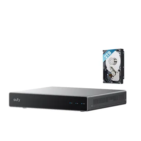 eufy PoE Bullet PTZ-Kamera, 4K UHD Dreifachobjektiv, 122° Sichtfeld, 360° Schwenk- & Neigungsfunktion, kabelgebundene Outdoor-Kamera, 8-fache Hybridvergrößerung, KI-Verfolgung