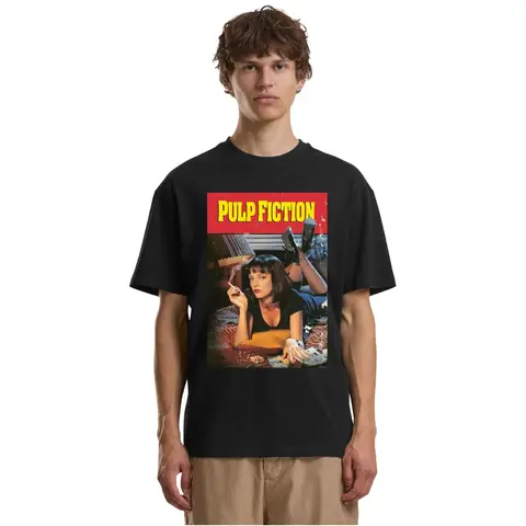 Merchcode Pulp Fiction Clean Oversize T-Shirt schwarz Größe L