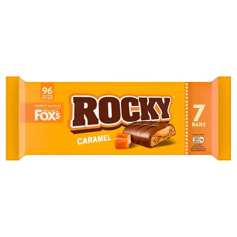 Fox's Rocky Caramel 7 Pack 133g