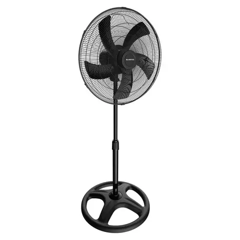 KUMTEL Standventilator 40 cm Durchmesser, 80° Oszillation, ventilator mit kühlung kalt, Höhenverstellbar
