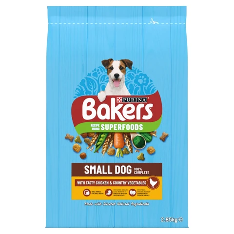 Bakers Small Dog with Tasty Chicken & Country Vegetables 2.85kg