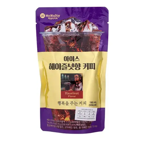 Mcnulty Ice Americano Haselnuss Geschmack 190ml