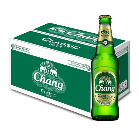 Chang Bier Classic 5% 24 x 320 ml fles (Doos)