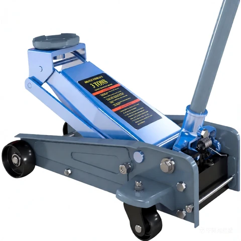 Floor Jack,3 Ton Capacity Fast Lift,Carbon Steel with Wheels car Jack,Heavy Car Floor Jack Max Lift Height 18.15",Providing Stable Support for Various Cars,Blue