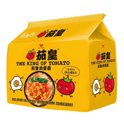 Uni-President Tomato Egg Noodles 5 Pack x 116g