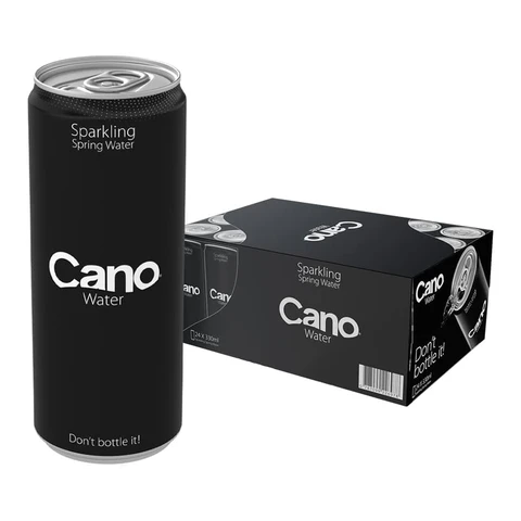 Cano Water Sparkling Ring Pull 24x330ml