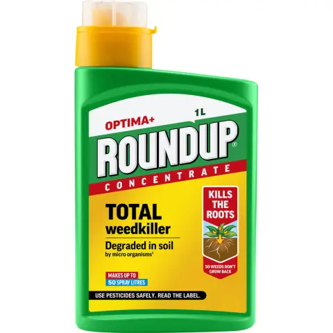 Roundup Total Weedkiller Concentrate 1l