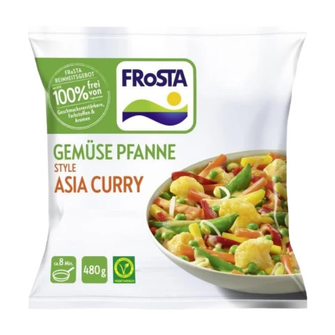 Asiatisches Curry im Pfannen-Stil von Frosta Gemüse